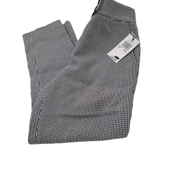 Anne Klein New York $245 Herringbone part silk  dress pant‎ size 2P - Picture 1 of 7